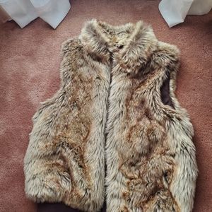 furry vest